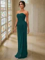 A-Line/Princess Chiffon Ruffles Sweetheart Sleeveless Floor-Length Bridesmaid Dresses