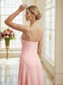 A-Line/Princess Chiffon Ruched V-neck Sleeveless Floor-Length Bridesmaid Dresses