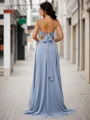 A-Line/Princess Chiffon Ruched V-neck Sleeveless Asymmetrical Bridesmaid Dresses
