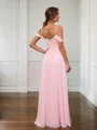 A-line/Princess Chiffon Ruched Sleeveless Floor-Length Bridesmaid Dresses