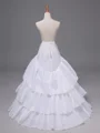 A-Line 3 Tiers Sweep/Brush Train Wedding Petticoats