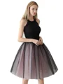 Tulle A-Line 7 Tier Knee-Length Wedding Petticoats
