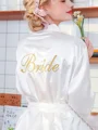 Comfortable Silk like Satin Bride Robes
