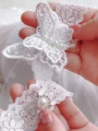 Sweet Bridal/Feminine Lace With Imitation Pearl Garters