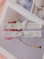 Sweet Bridal/Feminine Lace With Imitation Pearl Garters