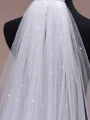 Gorgeous Tulle One-Tier Cathedral Bridal Veils With Sequins