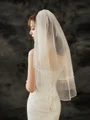 Delicate Tulle Two-Tier Elbow Bridal Veils