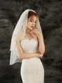 Delicate Tulle Two-Tier Elbow Bridal Veils