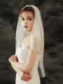 Delicate Tulle Two-Tier Elbow Bridal Veils