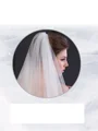 Gorgeous 2 Layer Tulle Long Wedding Veils