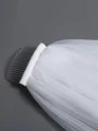 Beautiful Tulle With Lace Long Wedding Veils
