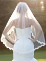 Beautiful Tulle With Lace Wedding Veils