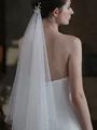 Brilliant Tulle One-Tier Elbow Bridal Veils