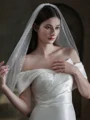 Delicate Tulle One-Tier Elbow Bridal Veils