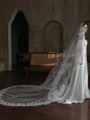 Luxurious Tulle One-Tier Cathedral Bridal Veils