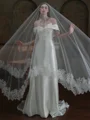 Luxurious Tulle One-Tier Cathedral Bridal Veils