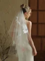 Pretty Tulle One-Tier Waltz Bridal Veils