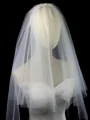 Luxurious Tulle Two-Tier Fingertip Bridal Veils