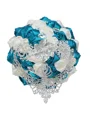 Luxurious Round Satin Bridal Bouquets
