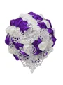 Luxurious Round Satin Bridal Bouquets