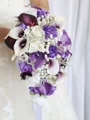 Sweet Cascade Silk Flower Bridal Bouquets