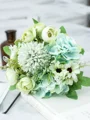 Fancy Free-Form Silk Flower Bridal Bouquets