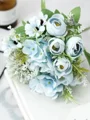 Fancy Free-Form Silk Flower Bridal Bouquets