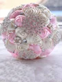 Luxurious Round Artificial Flower Bridal Bouquets