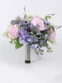 Elegant Free-Form Silk Flower Bridal Bouquets