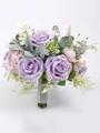 Elegant Free-Form Silk Flower Bridal Bouquets