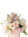 Charming Free-Form Silk Flower Bridal Bouquets