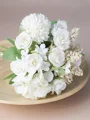 Charming Free-Form Silk Flower Bridal Bouquets