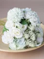Charming Free-Form Silk Flower Bridal Bouquets