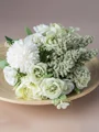 Charming Free-Form Silk Flower Bridal Bouquets