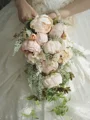 Charming Cascade Silk Flower Bridal Bouquets