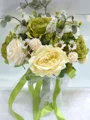 Beautiful Free-Form Silk Flower Bridal Bouquets