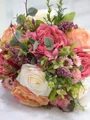 Beautiful Free-Form Silk Flower Bridal Bouquets