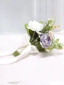 Fascinating Free-Form Silk Flower Bridal Bouquets