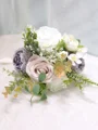 Fascinating Free-Form Silk Flower Bridal Bouquets