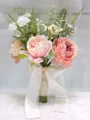 Fascinating Free-Form Silk Flower Bridal Bouquets