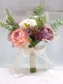 Fascinating Free-Form Silk Flower Bridal Bouquets