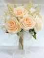 Exquisite Free-Form Silk Flower Bridal Bouquets