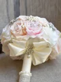 Charming Round Silk Flower Bridal Bouquets