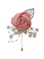 Romantic Free-Form Satin Boutonniere(Sold in a single piece)