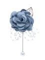 Classic Free-Form Silk Flower Boutonniere(Sold in a single piece)