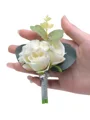 Fascinating Free-Form Silk Flower Boutonniere(Sold in a single piece)