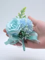 Delicate Free-Form Silk Flower Boutonniere(Sold in a single piece)