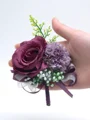 Delicate Free-Form Silk Flower Boutonniere(Sold in a single piece)