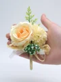 Delicate Free-Form Silk Flower Boutonniere(Sold in a single piece)
