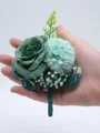 Delicate Free-Form Silk Flower Boutonniere(Sold in a single piece)